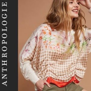 ANTHROPOLOGIE Woven Dolman Top